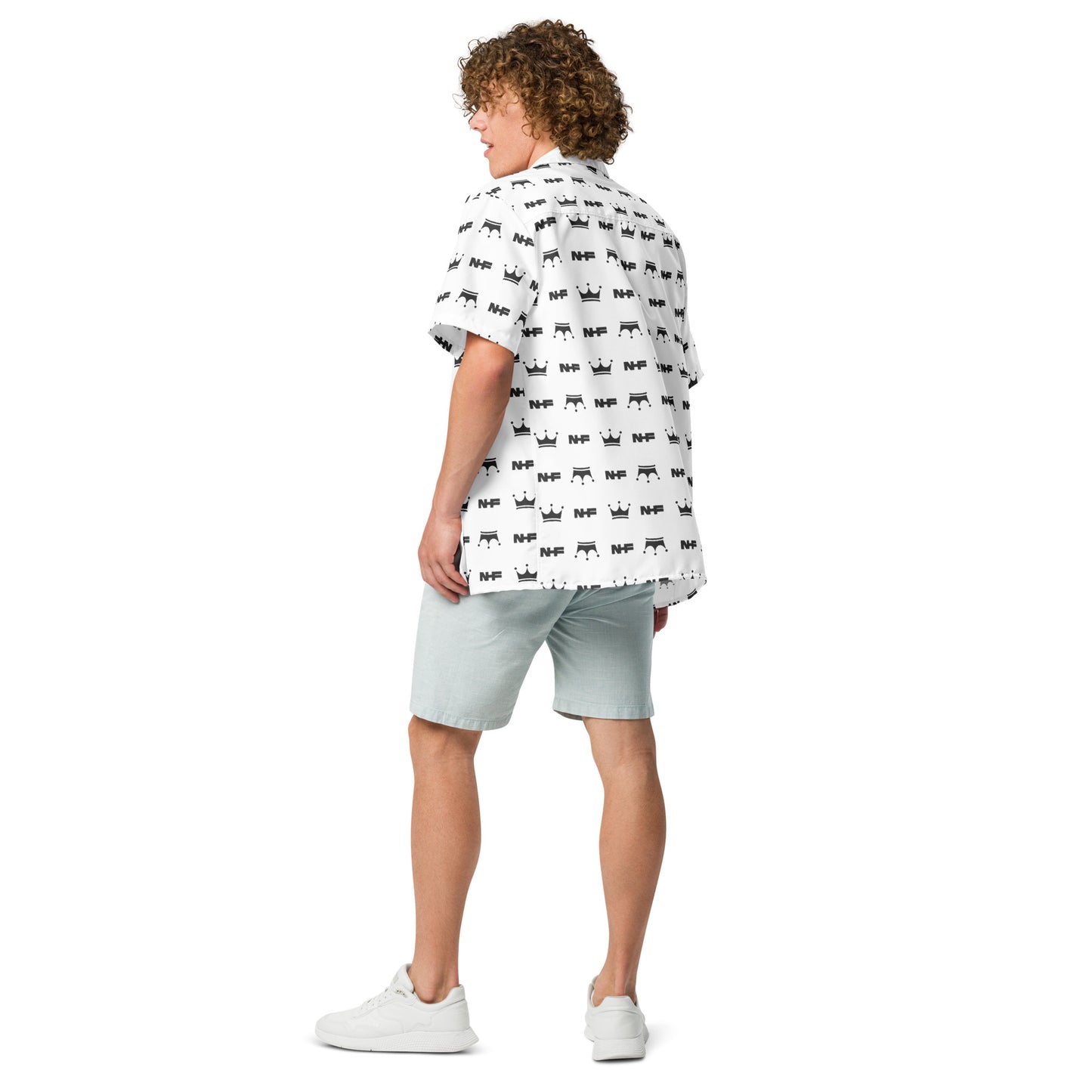NHF Crown Pattern - Unisex button shirt