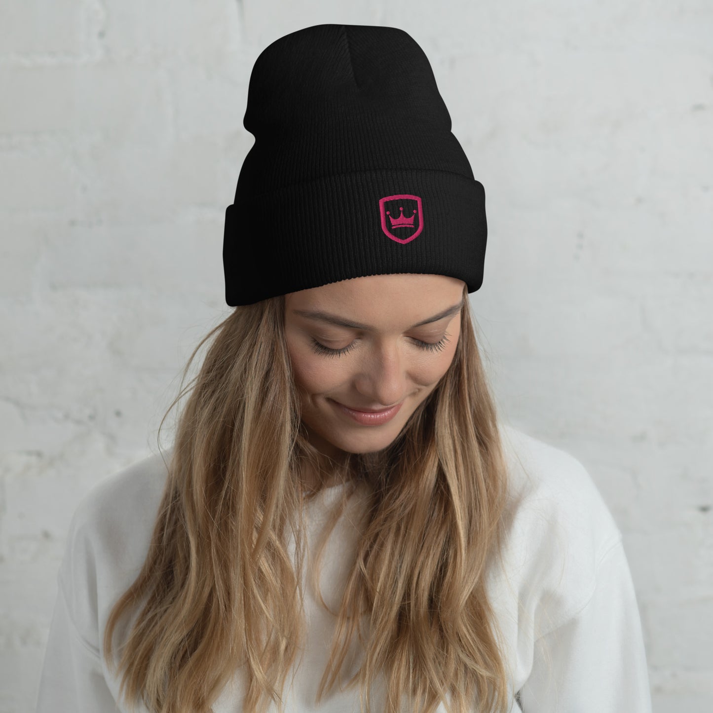 NHF Crown - PINK - Cuffed Beanie