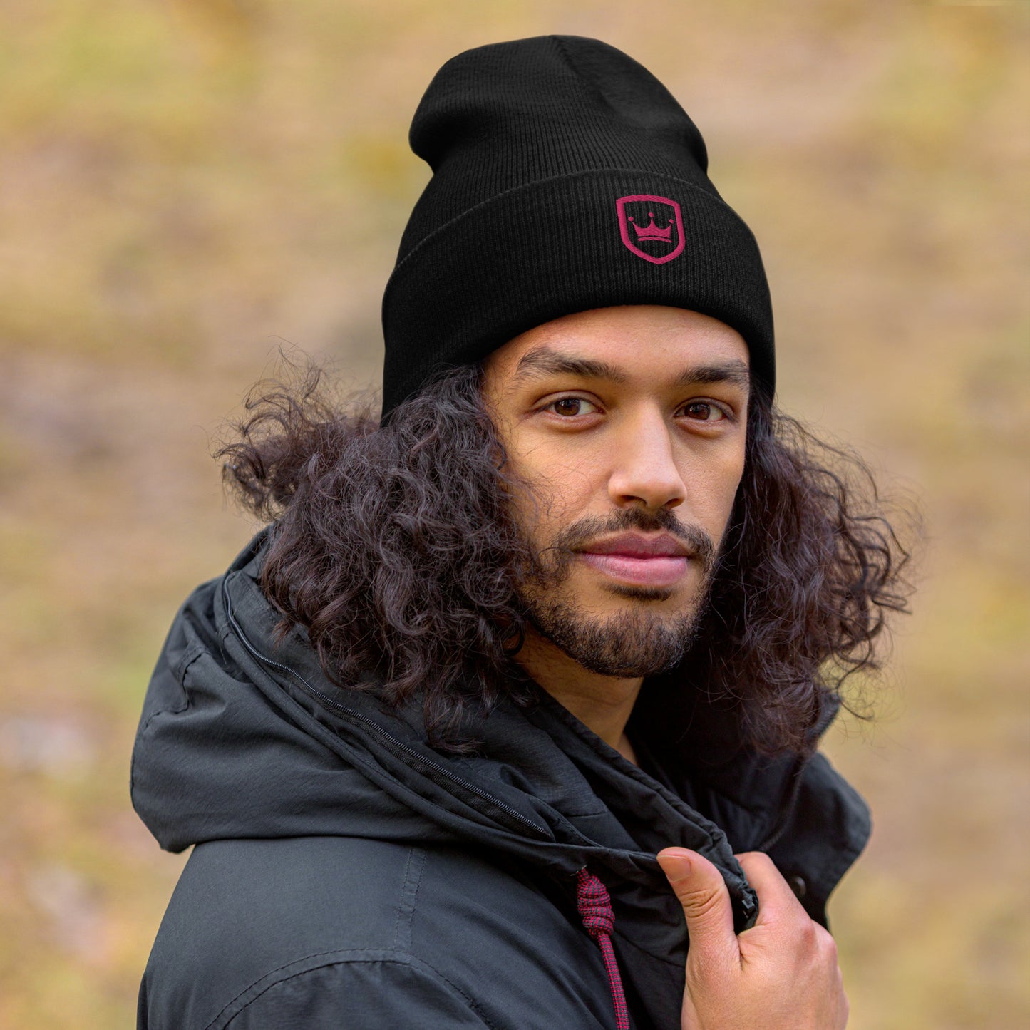 NHF Crown - PINK - Cuffed Beanie