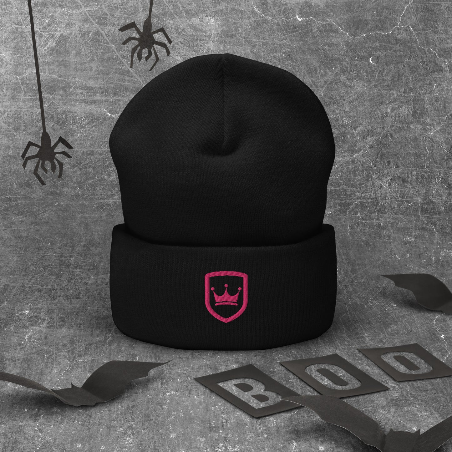 NHF Crown - PINK - Cuffed Beanie