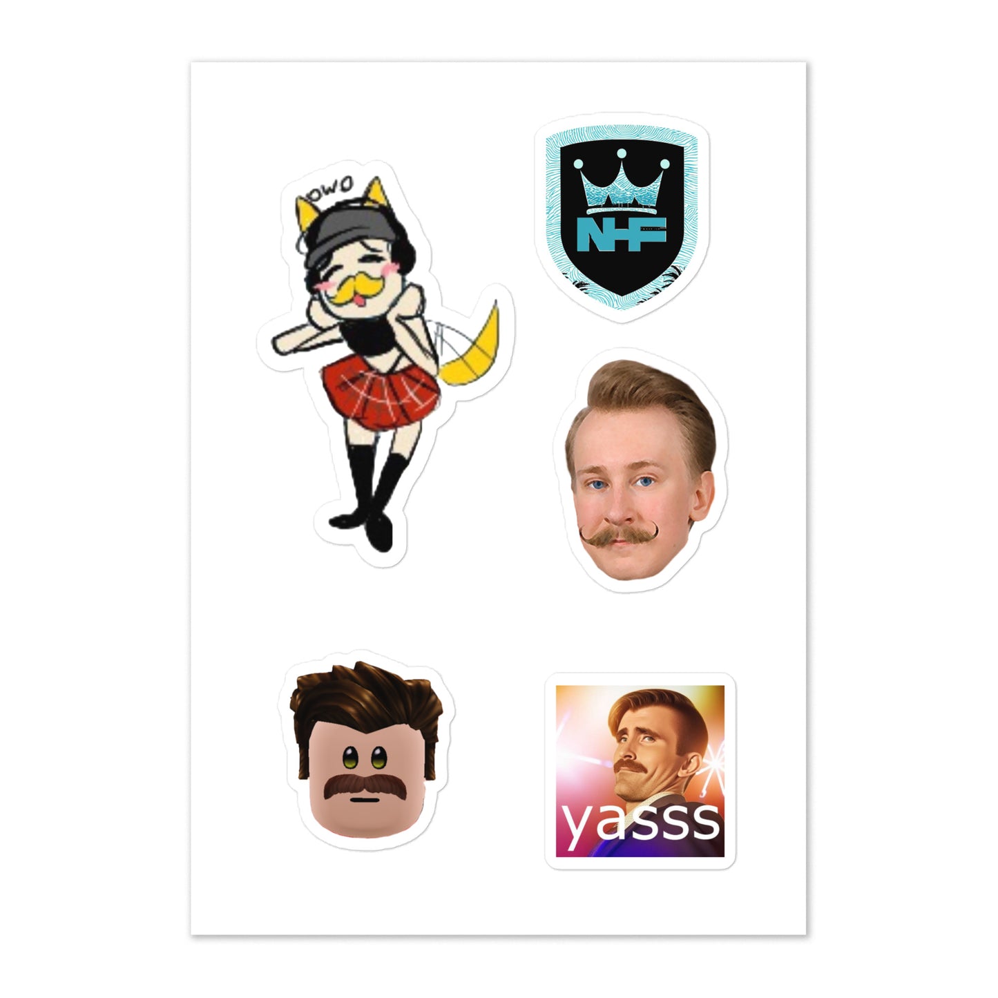 NHF Sticker Sheet - #1