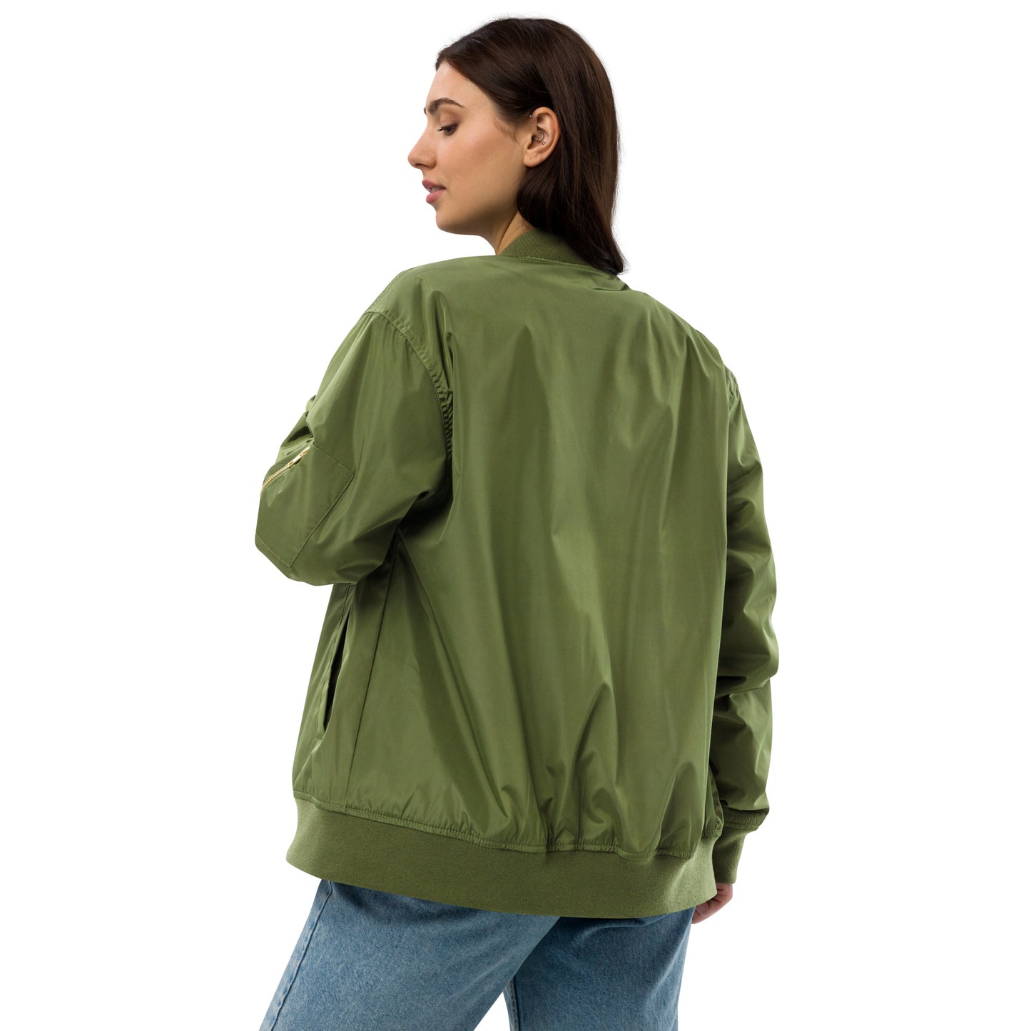 NHF Crown Premium recycled bomber jacket