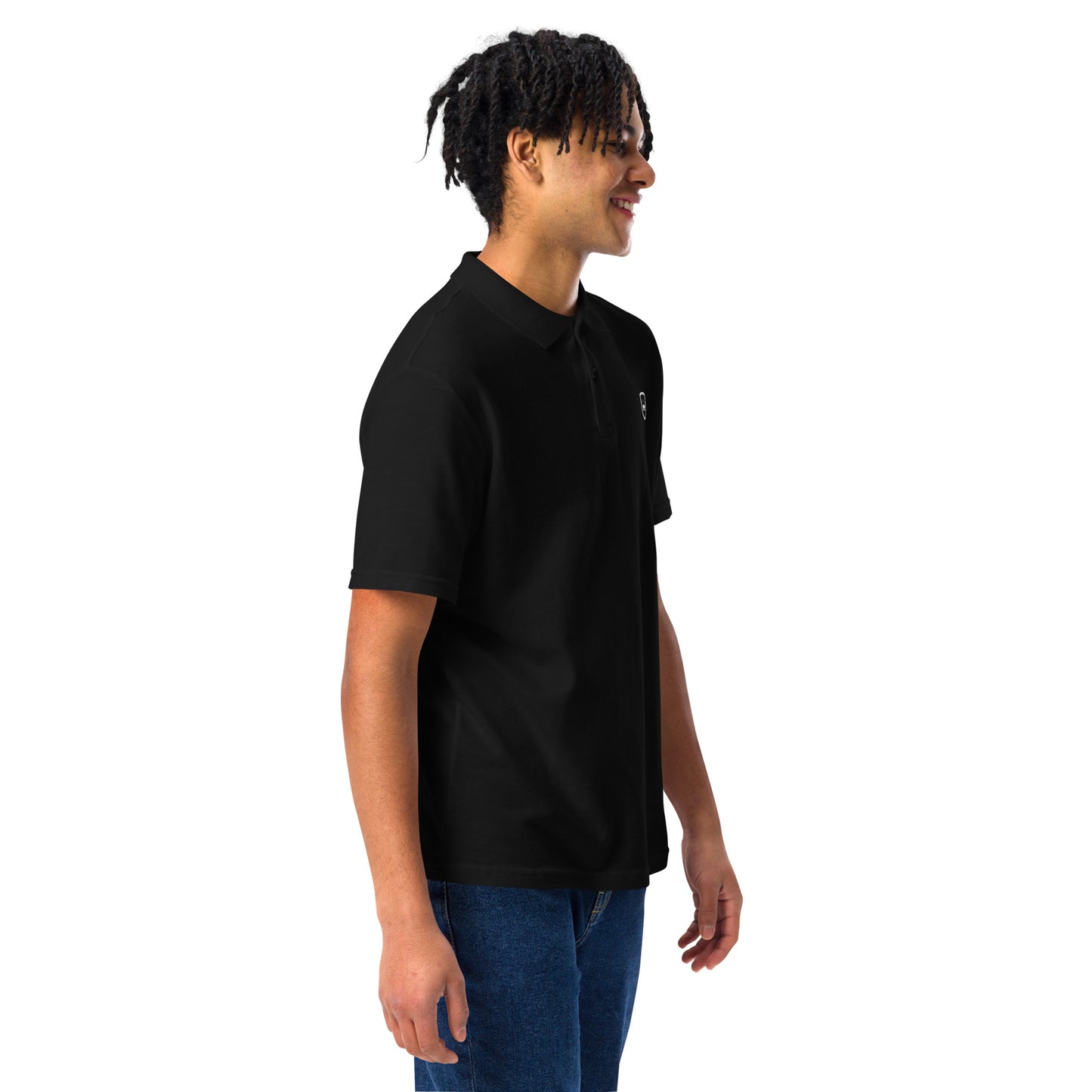 NHF Crown Unisex pique polo shirt