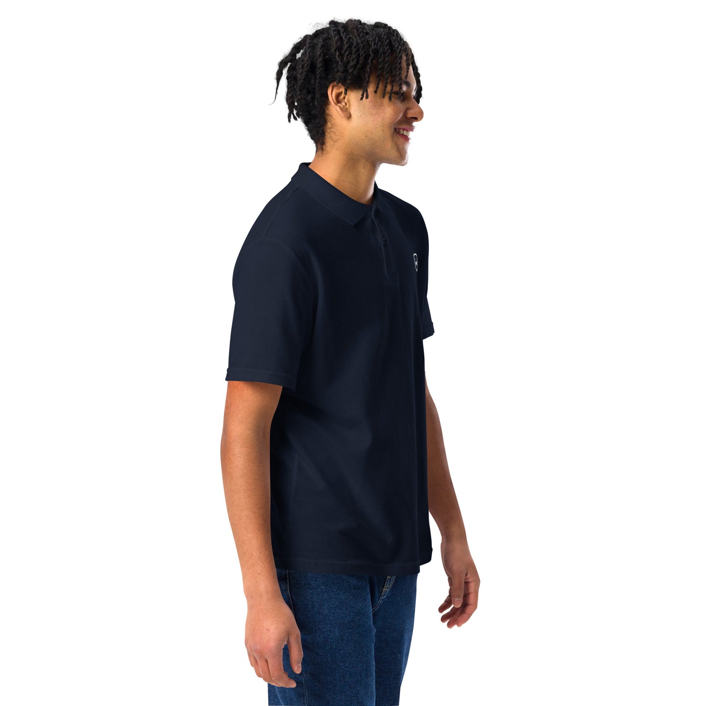 NHF Crown Unisex pique polo shirt