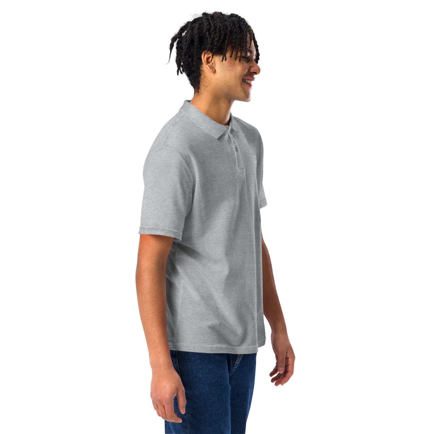 NHF Crown Unisex pique polo shirt