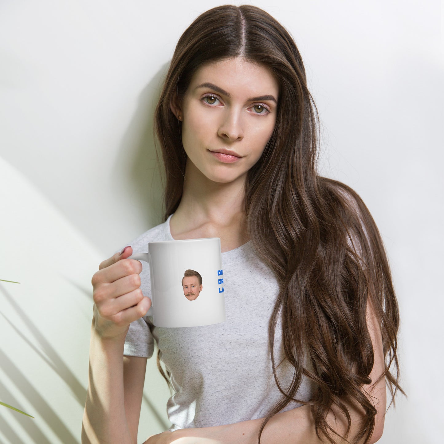 DRUNKEN' DRAKEN'S White glossy mug