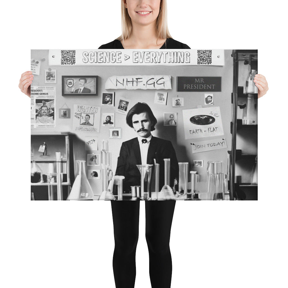 NHF Science Over Everything - Canvas