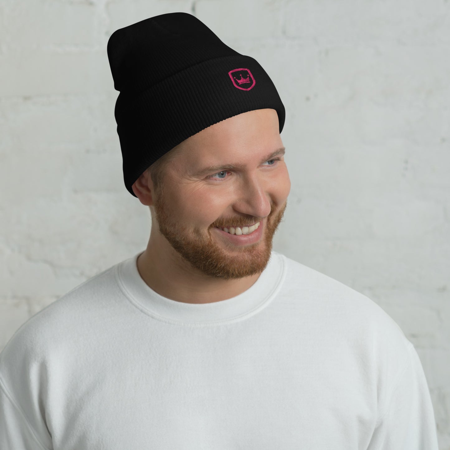 NHF Crown - PINK - Cuffed Beanie